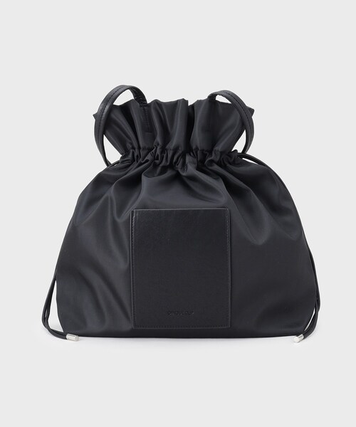 OPAQUE.CLIP（オペークドットクリップ）の「【A4サイズ対応】巾着ドロストーリングトートバッグ（トートバッグ・レディース・ナチュラル/ブラック系4/ブラウン系5/ブラック・00）」の15枚目の写真