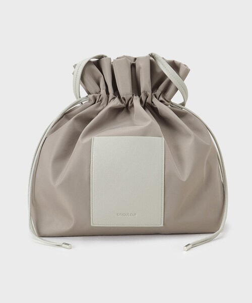 OPAQUE.CLIP（オペークドットクリップ）の「【A4サイズ対応】巾着ドロストーリングトートバッグ（トートバッグ・レディース・ナチュラル/ブラック系4/ブラウン系5/ブラック・00）」の16枚目の写真