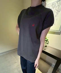 【BEVERLY HILLS POLO CLUB/ビバリーヒルズポロクラブ】ワンポイント刺繍 無地/ボーダー モックネックラグランTシャツ