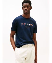ヒルフィガーマルチフラッグTシャツ