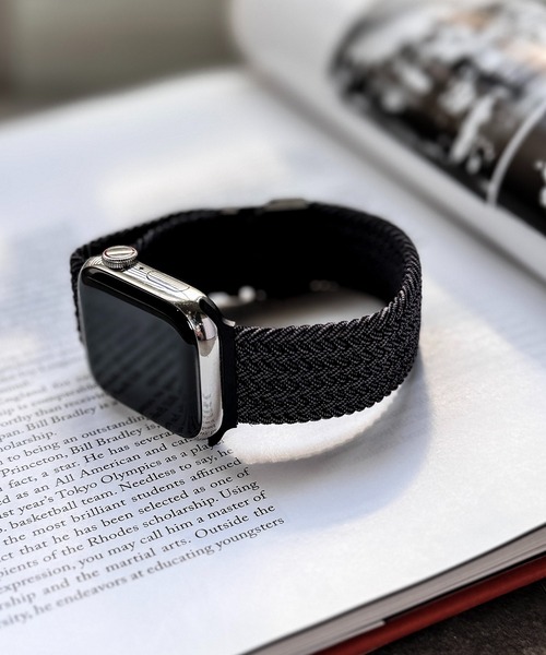 CALIFORNIA OUTFITTERS(カリフォルニア アウトフィッターズ)の「3A4 アップルウォッチ バンド 42mm 44mm 45mm(デジタル腕時計・メンズ・ブラック/オリーブ/マルチ/ブラックミックス・42-45mm)」の2枚目の写真