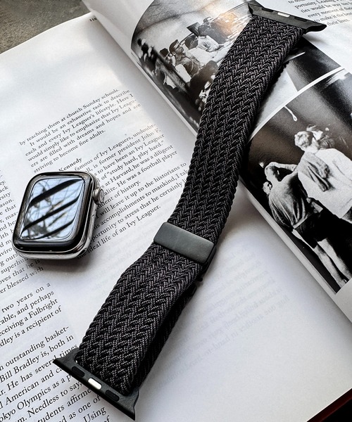 CALIFORNIA OUTFITTERS(カリフォルニア アウトフィッターズ)の「3A4 アップルウォッチ バンド 42mm 44mm 45mm(デジタル腕時計・メンズ・ブラック/オリーブ/マルチ/ブラックミックス・42-45mm)」の6枚目の写真