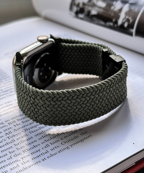 CALIFORNIA OUTFITTERS(カリフォルニア アウトフィッターズ)の「3A4 アップルウォッチ バンド 42mm 44mm 45mm(デジタル腕時計・メンズ・ブラック/オリーブ/マルチ/ブラックミックス・42-45mm)」の22枚目の写真
