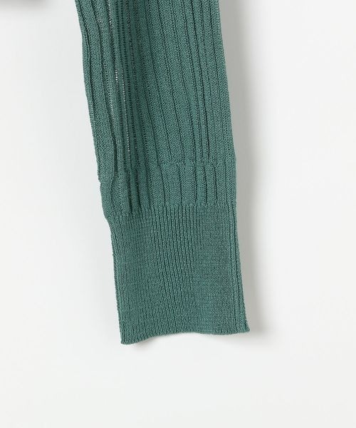 PAGEBOY（ページボーイ）の「シシュウロゴシアーリブカーディガン（カーディガン/ボレロ・レディース・ブラック/オフホワイト/モスグリーン/ピンク/ローズ系/ブルー系その他・FREE）」の13枚目の写真