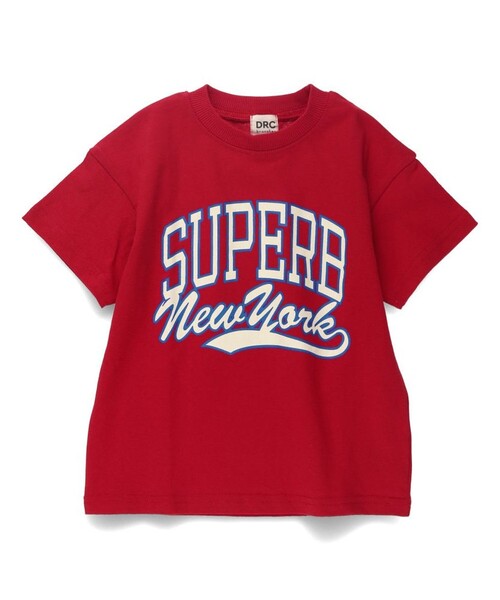 DRC branshes（ディーアールシーブランシェス）の「【DRC/綿100％】アソートグラフィック半袖Tシャツ（Tシャツ/カットソー・キッズ・ブルーグレー/その他1/カラフル/コバルトブルー/フューシャピンク/ブラック/パープル/ホワイト/チャコールグレー/レッド/ライム/オレンジ・90/100/110/120/130/140/150/160）」の19枚目の写真