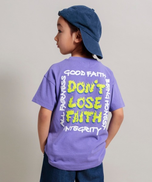 DRC branshes（ディーアールシーブランシェス）の「【DRC/綿100％】アソートグラフィック半袖Tシャツ（Tシャツ/カットソー・キッズ・ブルーグレー/その他1/カラフル/コバルトブルー/フューシャピンク/ブラック/パープル/ホワイト/チャコールグレー/レッド/ライム/オレンジ・90/100/110/120/130/140/150/160）」の7枚目の写真