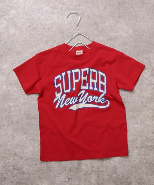 DRC branshes（ディーアールシーブランシェス）の「【DRC/綿100％】アソートグラフィック半袖Tシャツ（Tシャツ/カットソー・キッズ・ブルーグレー/その他1/カラフル/コバルトブルー/フューシャピンク/ブラック/パープル/ホワイト/チャコールグレー/レッド/ライム/オレンジ・90/100/110/120/130/140/150/160）」の9枚目の写真