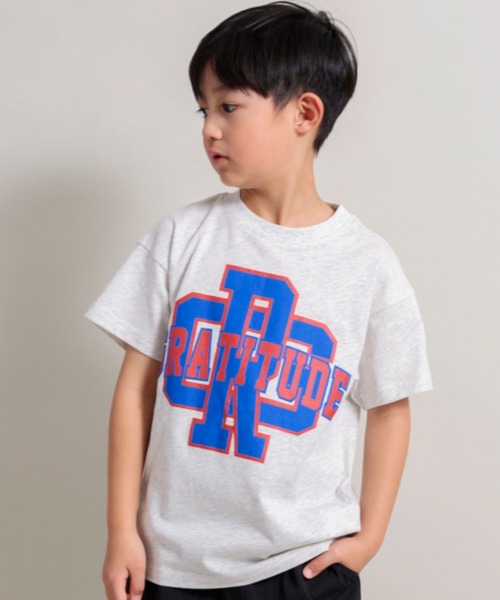 DRC branshes（ディーアールシーブランシェス）の「【DRC/綿100％】アソートグラフィック半袖Tシャツ（Tシャツ/カットソー・キッズ・ブルーグレー/その他1/カラフル/コバルトブルー/フューシャピンク/ブラック/パープル/ホワイト/チャコールグレー/レッド/ライム/オレンジ・90/100/110/120/130/140/150/160）」の12枚目の写真