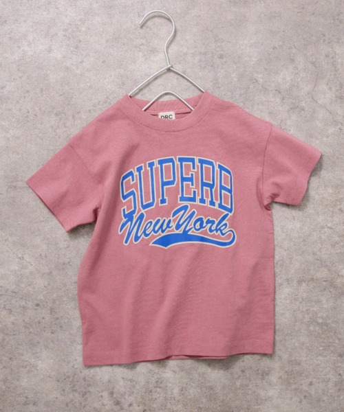 DRC branshes（ディーアールシーブランシェス）の「【DRC/綿100％】アソートグラフィック半袖Tシャツ（Tシャツ/カットソー・キッズ・ブルーグレー/その他1/カラフル/コバルトブルー/フューシャピンク/ブラック/パープル/ホワイト/チャコールグレー/レッド/ライム/オレンジ・90/100/110/120/130/140/150/160）」の8枚目の写真