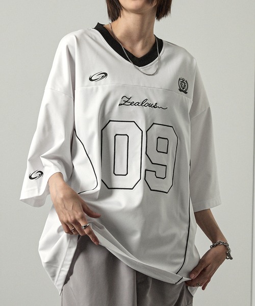 ホッケーシャツ ワンフォークロージング 1111clothing オーバーサイズ tシャツ