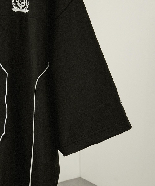 Alfred Alex(アルフレッドアレックス)の「【Alfred Alex】ゲームデザイン ナンバリング ビッグホッケーTシャツ(Tシャツ/カットソー・メンズ・ブラック/ホワイト/ワインレッド/ネイビー/グレー・M/L)」の18枚目の写真