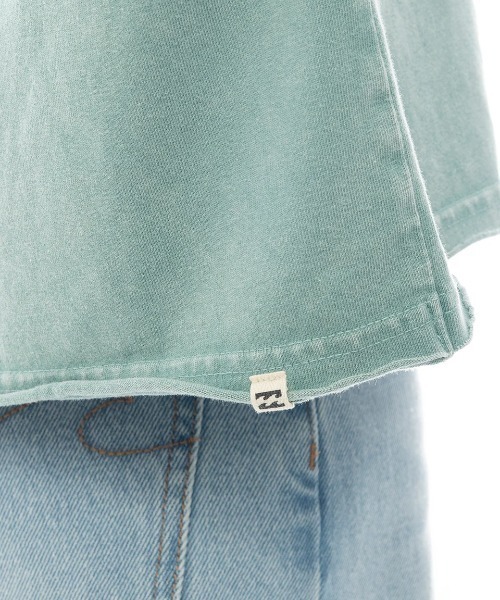 BILLABONG(ビラボン)の「BILLABONG レディース GRAPHIC WIDE LOOSE CROPPED TEE Tシャツ 【2025年春夏モデル】/ビラボングラフィッククロップド半袖Tシャツ(Tシャツ/カットソー・レディース・アイボリー/グリーン系その他/オフホワイト・MEDIUM)」の14枚目の写真