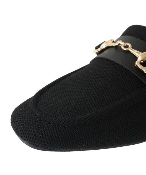 Green　Parks（グリーンパークス）の「・richblue ニットローファー（ローファー・レディース・アイボリー/ブラック・LL/L/S/M）」の6枚目の写真