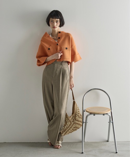 THE YOn(ザヨン)の「トライアングルエスニックペーパートート(ショルダーバッグ・レディース・ブラック/ベージュ・FREE)」の20枚目の写真