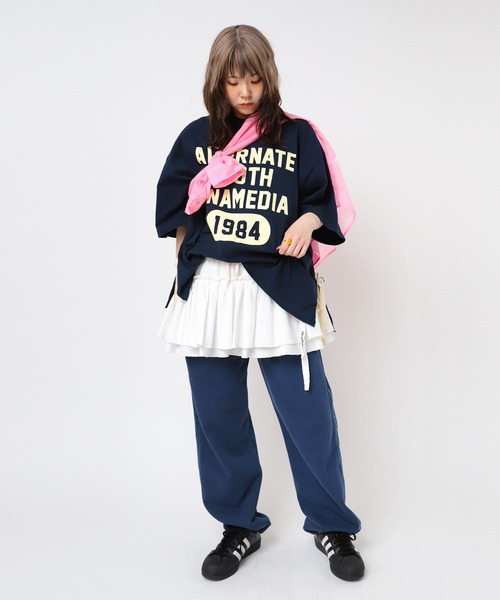 RNA(アールエヌエー)の「B2889 シアーBIGシャツ(シャツ/ブラウス・レディース・グレー/ピンク/グリーン・MEDIUM)」の15枚目の写真