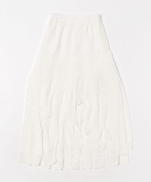 31 Sons de mode（トランテアン　ソン　ドゥ　モード）の「プリーツティアードスカート（スカート・レディース・ブラック/オフホワイト/ピンク・フリー）」の11枚目の写真