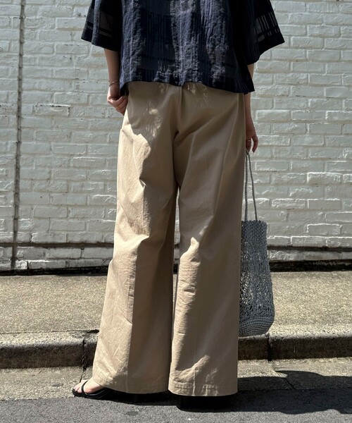 セール】【低身長サイズ34有り】チノタックパンツ（チノパンツ