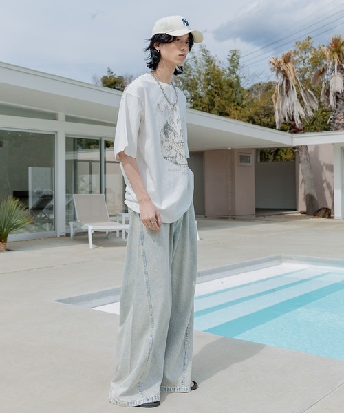 Anui(アニュイ)の「【UNISEX/2サイズ展開】ビンテージヤンラビロックTシャツ(Tシャツ/カットソー・レディース・オフホワイト/ブラック/エンジ・MEDIUM/LARGE)」の14枚目の写真