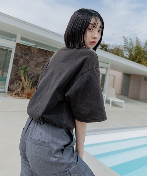 Anui(アニュイ)の「【UNISEX/2サイズ展開】ビンテージヤンラビロックTシャツ(Tシャツ/カットソー・レディース・オフホワイト/ブラック/エンジ・MEDIUM/LARGE)」の19枚目の写真