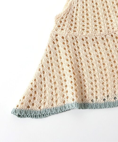 BREEZE（ブリーズ）の「【ジュニア対応】サマーニットビスチェ（ベスト・キッズ・ブラック/アイボリー・90/100/120/140）」の9枚目の写真