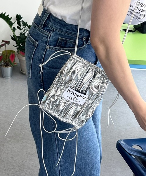 WELCOMETOCCC(ウェルカムシシシ)の「WELCOMETOCCC/PPIPP BAG(ショルダーバッグ・レディース・インディゴブルー/その他1/ブラック・0)」の3枚目の写真