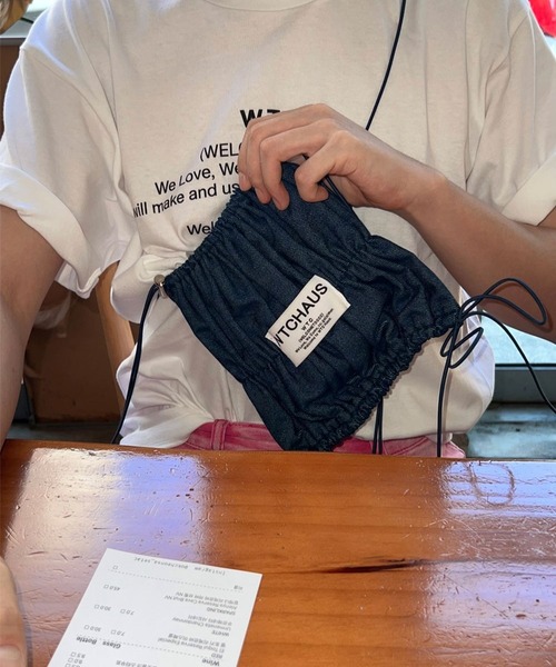 WELCOMETOCCC(ウェルカムシシシ)の「WELCOMETOCCC/PPIPP BAG(ショルダーバッグ・レディース・インディゴブルー/その他1/ブラック・0)」の6枚目の写真