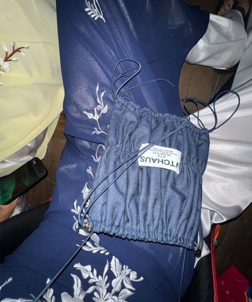 WELCOMETOCCC(ウェルカムシシシ)の「WELCOMETOCCC/PPIPP BAG(ショルダーバッグ・レディース・インディゴブルー/その他1/ブラック・0)」の11枚目の写真