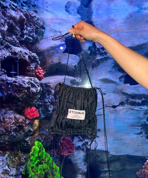 WELCOMETOCCC(ウェルカムシシシ)の「WELCOMETOCCC/PPIPP BAG(ショルダーバッグ・レディース・インディゴブルー/その他1/ブラック・0)」の4枚目の写真