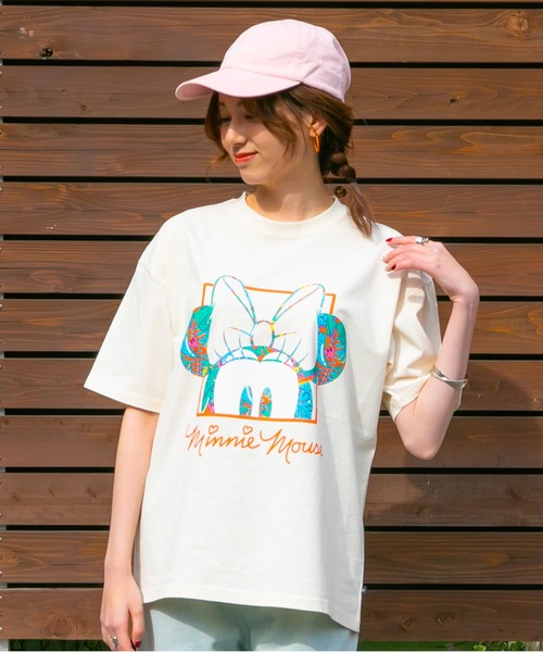 綿100％】 親子お揃い ディズニー リゾート柄Tシャツ 0546A（Tシャツ