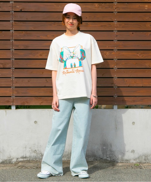 Disney(ディズニー)の「【綿100%】 親子お揃い ディズニー リゾート柄Tシャツ 0546A(Tシャツ/カットソー・メンズ・ホワイト系1/ホワイト系2/チェリーピンク/グリーン系その他7・S/M/L/XL)」の14枚目の写真
