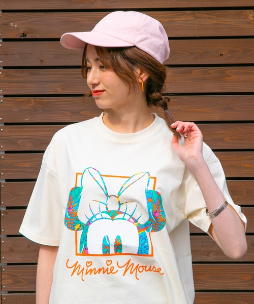綿100％】 親子お揃い ディズニー リゾート柄Tシャツ 0546A（T
