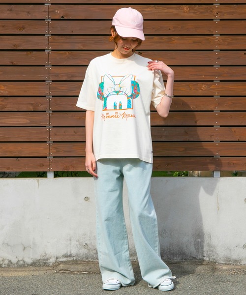 Disney(ディズニー)の「【綿100%】 親子お揃い ディズニー リゾート柄Tシャツ 0546A(Tシャツ/カットソー・メンズ・ホワイト系1/ホワイト系2/チェリーピンク/グリーン系その他7・S/M/L/XL)」の18枚目の写真