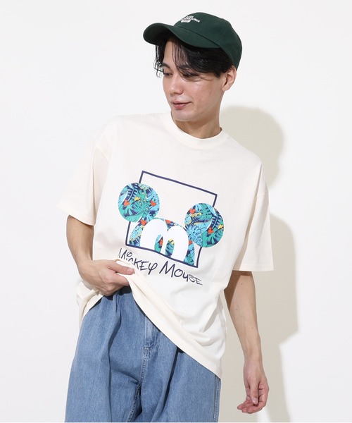Disney(ディズニー)の「【綿100%】 親子お揃い ディズニー リゾート柄Tシャツ 0546A(Tシャツ/カットソー・メンズ・ホワイト系1/ホワイト系2/チェリーピンク/グリーン系その他7・S/M/L/XL)」の9枚目の写真