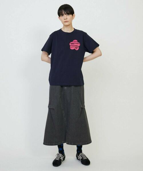 FRAPBOIS（フラボア）の「パーキーT（Tシャツ/カットソー・レディース・ホワイト/オレンジ/ネイビー・1/2）」の13枚目の写真