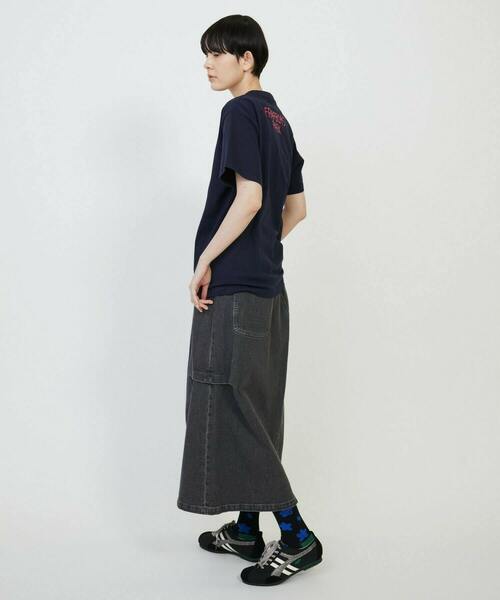 FRAPBOIS（フラボア）の「パーキーT（Tシャツ/カットソー・レディース・ホワイト/オレンジ/ネイビー・1/2）」の11枚目の写真