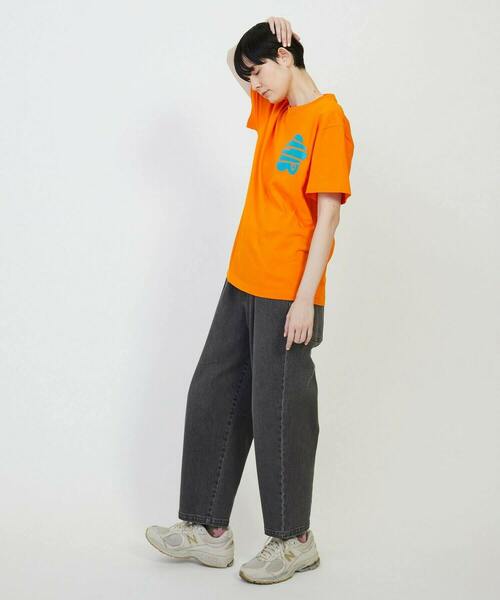 FRAPBOIS（フラボア）の「パーキーT（Tシャツ/カットソー・レディース・ホワイト/オレンジ/ネイビー・1/2）」の22枚目の写真