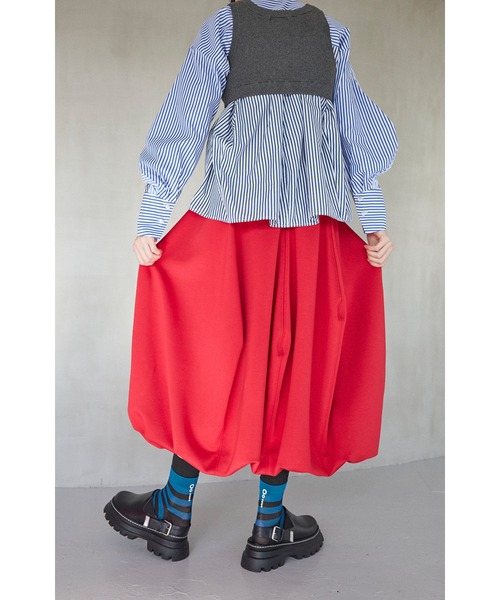 FLASK PATTERN CUT SK（スカート）｜OMMO（オーエムエムオー）の