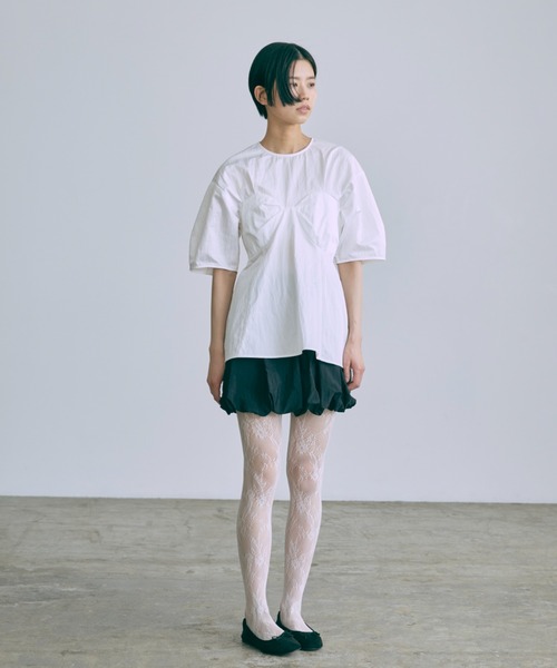 EN NEUME(エンノイム)の「Bustier Design Blouse(シャツ/ブラウス・レディース・ブラック/ホワイト/ネイビー・FREE)」の14枚目の写真