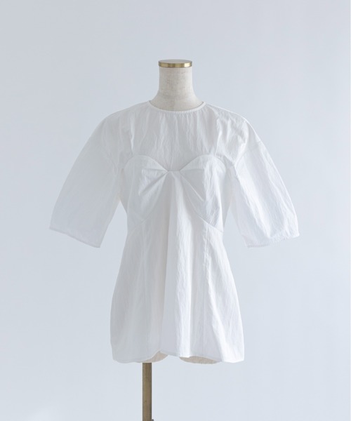 EN NEUME Bustier Design Blouse デザインブラウス Bustier Design Blouse – EN NEUME