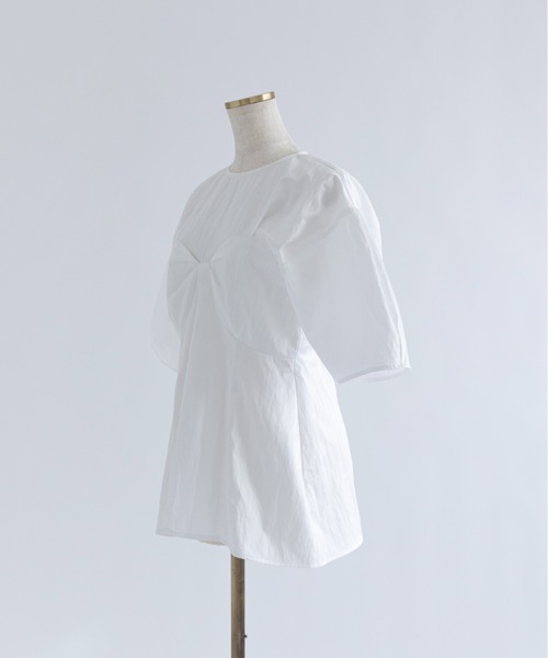 EN NEUME(エンノイム)の「Bustier Design Blouse(シャツ/ブラウス・レディース・ブラック/ホワイト/ネイビー・FREE)」の21枚目の写真