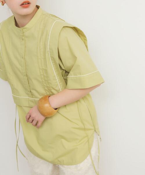 KBF（ケイビーエフ）の「ラウンドウッドボリュームバングル（ブレスレット・レディース・ブラウン/ナチュラル・ONE）」の12枚目の写真