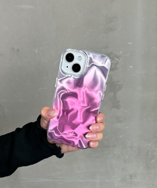 セール】メタリック / ツヤツヤ 水面 スマホカバー iPhoneケース ( 12