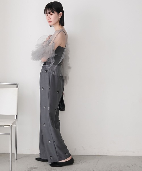 forksy.（フォルクシー）の「【forksy.】【オケージョン対応】スクエアトゥ フラットパンプス（パンプス・レディース・ブラック/シルバー/ライトベージュ/ブラック系1・25.5/22.5/24.5/23.5）」の17枚目の写真