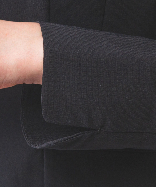 NARACAMICIE（ナラカミーチェ）の「【NARACAMICIE】【セットアップ対応】合繊ストレッチテーラードジャケット（テーラードジャケット・レディース・ブラック/ブラウン・L/M/S/XL）」の10枚目の写真