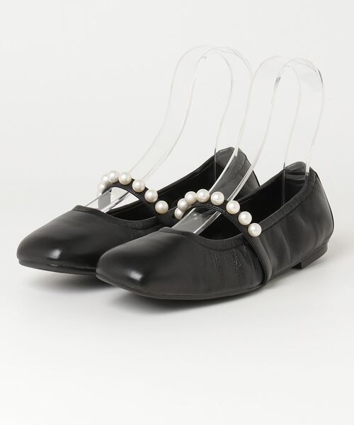 STUART WEITZMAN(スチュアートワイツマン)の「STUART WEITZMAN GOLDIE BALLET FLAT スチュアート・ワイツマン ゴルディー バレット フラット バレエシューズ(バレエシューズ・レディース・ブラック・36.5/37/37.5/38/35.5/36)」の13枚目の写真