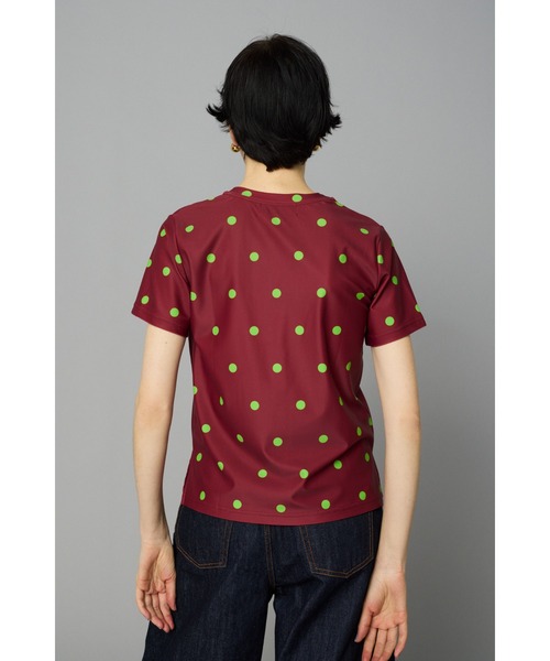 HeRIN.CYE（ヘリンドットサイ）の「Conpact cut tops　　コンパクトカットトップス（Tシャツ/カットソー・レディース・ネイビー/グレー/マジェンタ・FREE）」の6枚目の写真