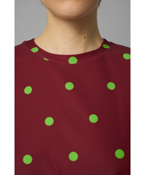 HeRIN.CYE（ヘリンドットサイ）の「Conpact cut tops　　コンパクトカットトップス（Tシャツ/カットソー・レディース・ネイビー/グレー/マジェンタ・FREE）」の7枚目の写真