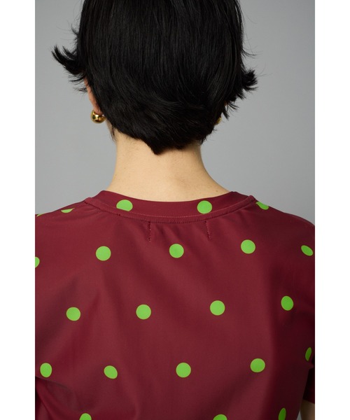 HeRIN.CYE（ヘリンドットサイ）の「Conpact cut tops　　コンパクトカットトップス（Tシャツ/カットソー・レディース・ネイビー/グレー/マジェンタ・FREE）」の8枚目の写真