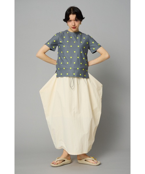 HeRIN.CYE（ヘリンドットサイ）の「Conpact cut tops　　コンパクトカットトップス（Tシャツ/カットソー・レディース・ネイビー/グレー/マジェンタ・FREE）」の12枚目の写真