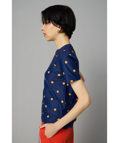 HeRIN.CYE（ヘリンドットサイ）の「Conpact cut tops　　コンパクトカットトップス（Tシャツ/カットソー・レディース・ネイビー/グレー/マジェンタ・FREE）」の16枚目の写真